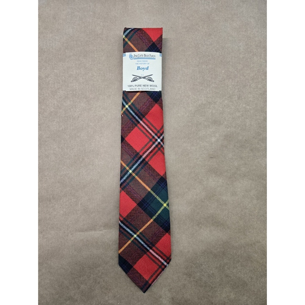 Ingles Buchan New 100% Pure Wool Tie‎ With Two Small Holes